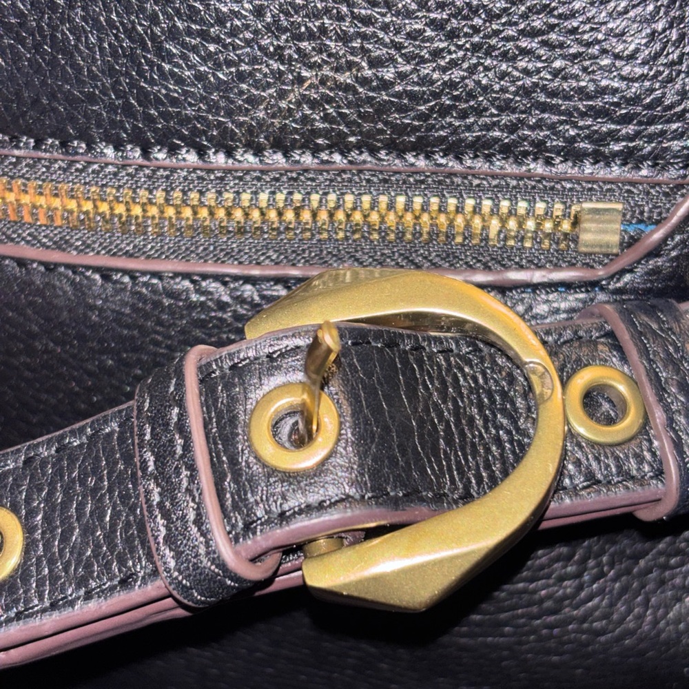 orYANY Sarah Leather Bag with Gold Accents - Picture 11 of 17